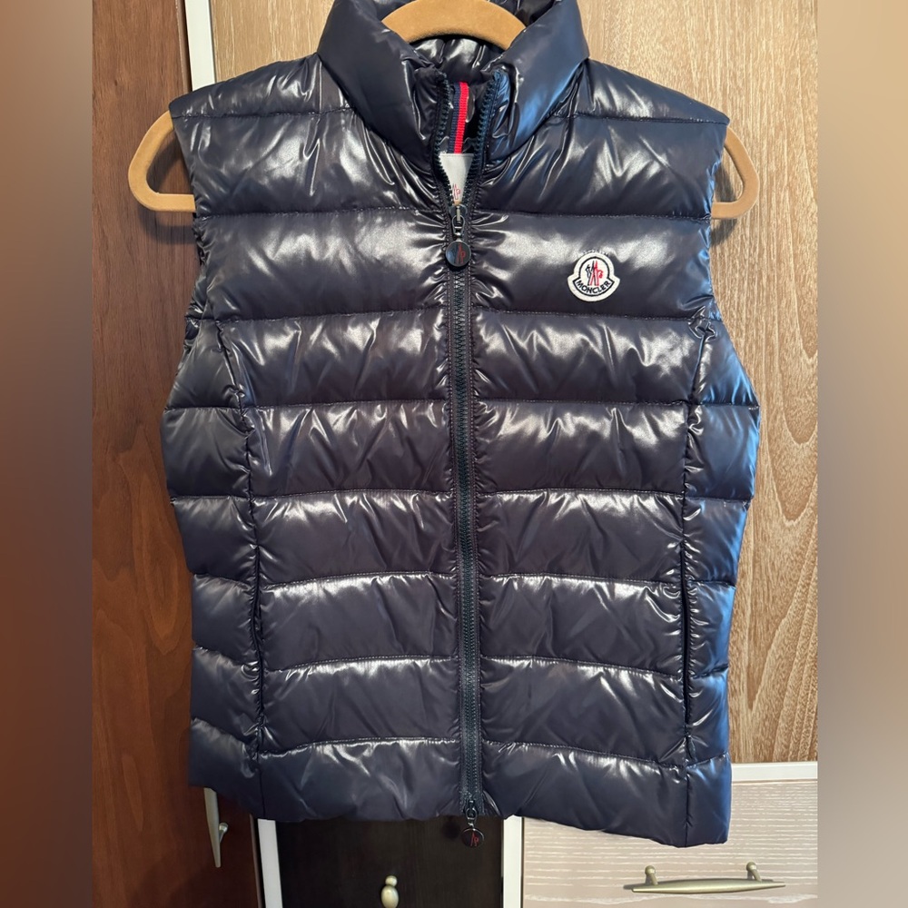 Moncler Ghany Mock Neck Down Puffer Vest